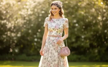 How to Style a Vintage Floral Dress for a Wedding