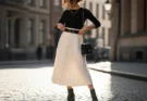 Styling a High-Waisted Pleated Midi Skirt: A Guide to Chic and Versatile Looks