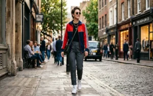 The High-Low Shift: Mastering the Retro Track Jacket and Tailored Trouser Combo