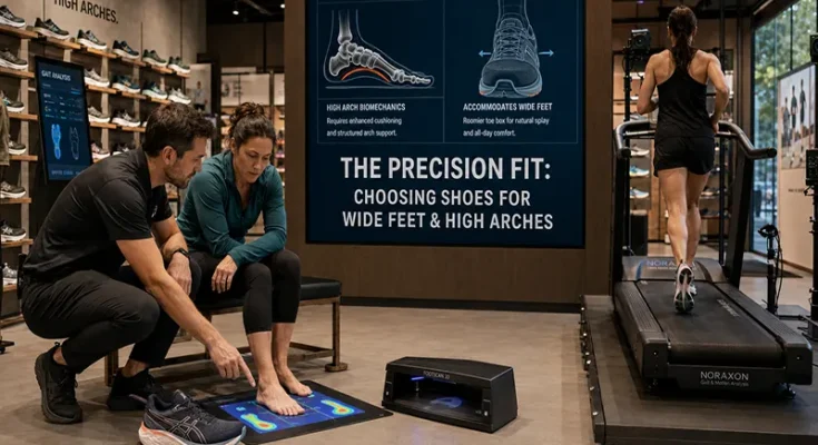 The Precision Fit: How to Choose Running Shoes for Wide Feet and High Arches
